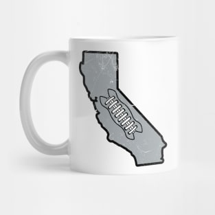 California Football, Retro - White Mug